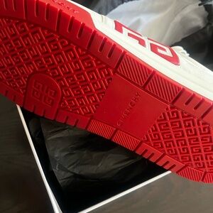 Brand new Givenchy Leather Sneaker Red and White
